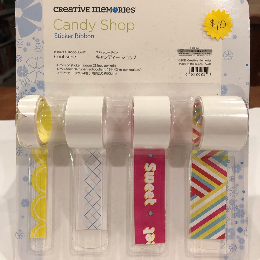 Creative Memories Candy Shop Sticker Ribbon Border